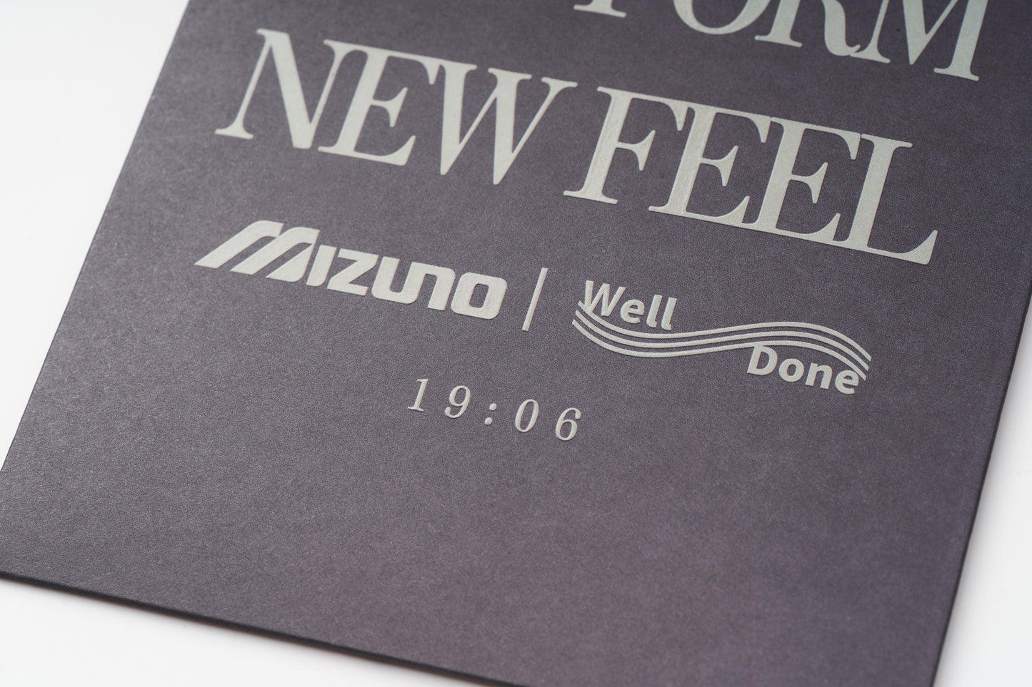 Mizuno Sportstyle and WELL DONE Present “OLD FORM, NEW FEEL” Scent Sheet