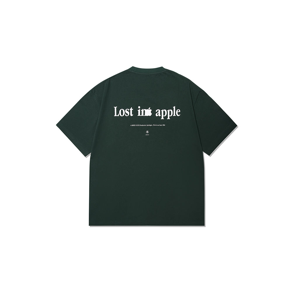 LOST IN APPLE Series 2025 – Relaxed Fit Green Tee