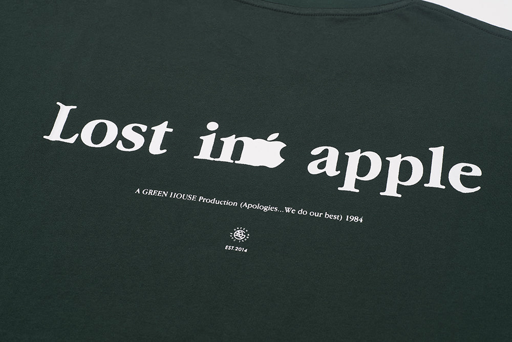 LOST IN APPLE Series 2025 – Relaxed Fit Green Tee