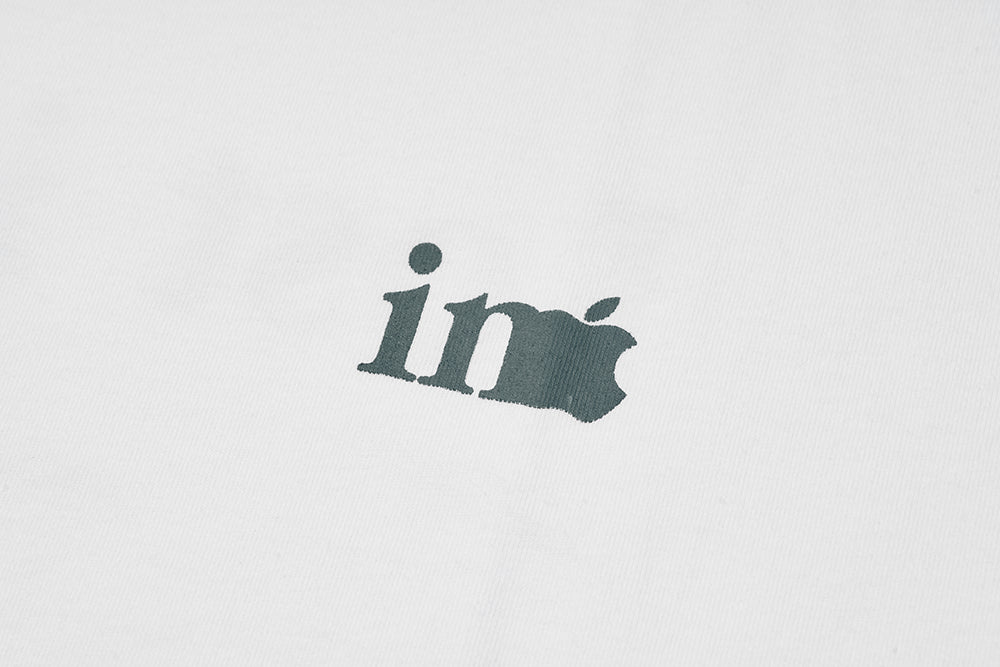 LOST IN APPLE Series 2025 – Relaxed Fit White Tee