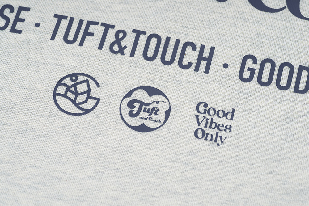 GREEN HOUSE 「SIP.collab」Series oatmeal grey Tee