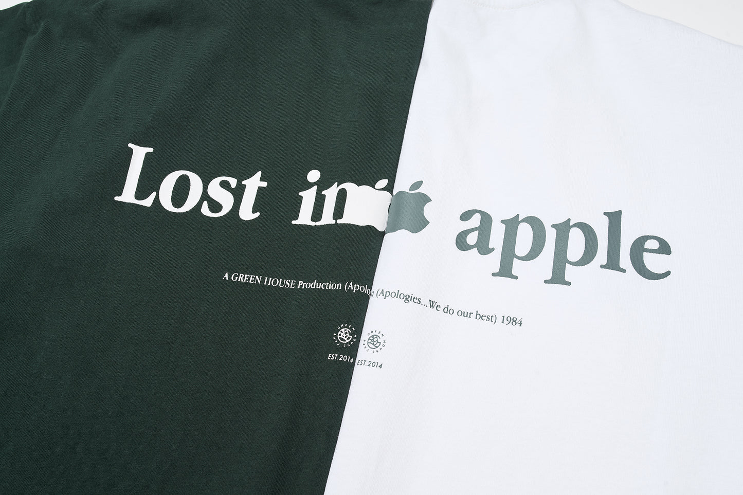 LOST IN APPLE Series 2025 – Relaxed Fit White Tee