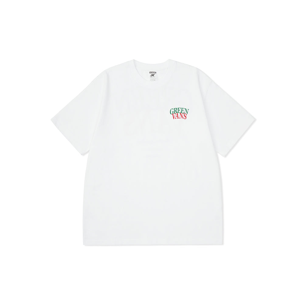 GREEN HOUSE “GREEN VANS” Series White Tee