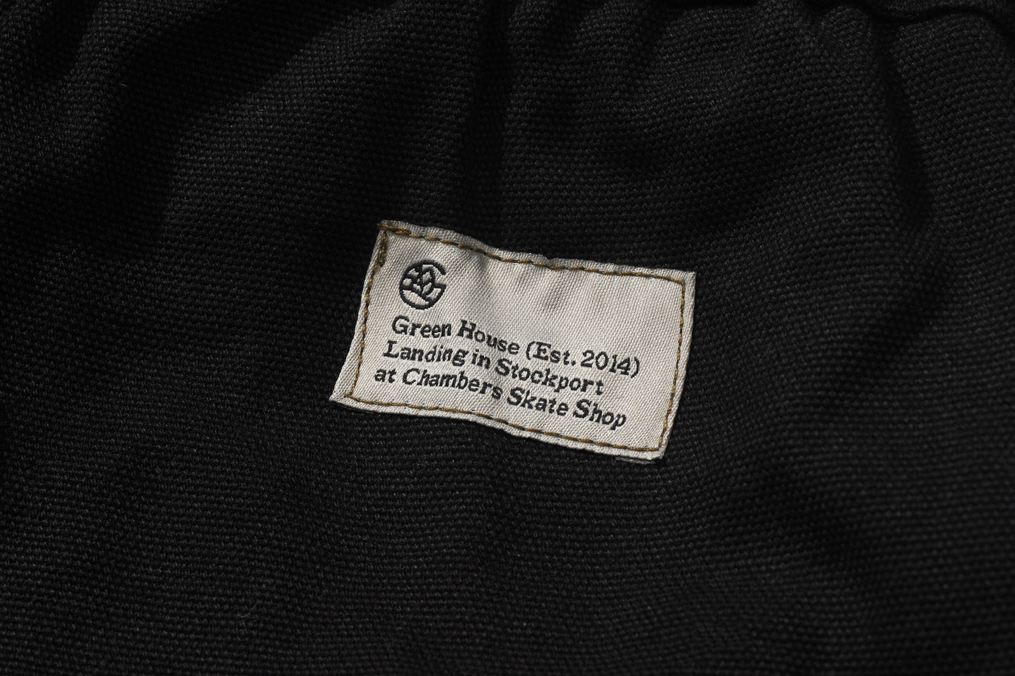 GREEN HOUSE x CHAMBERS Heavy-Duty Canvas Skate Pants – Black