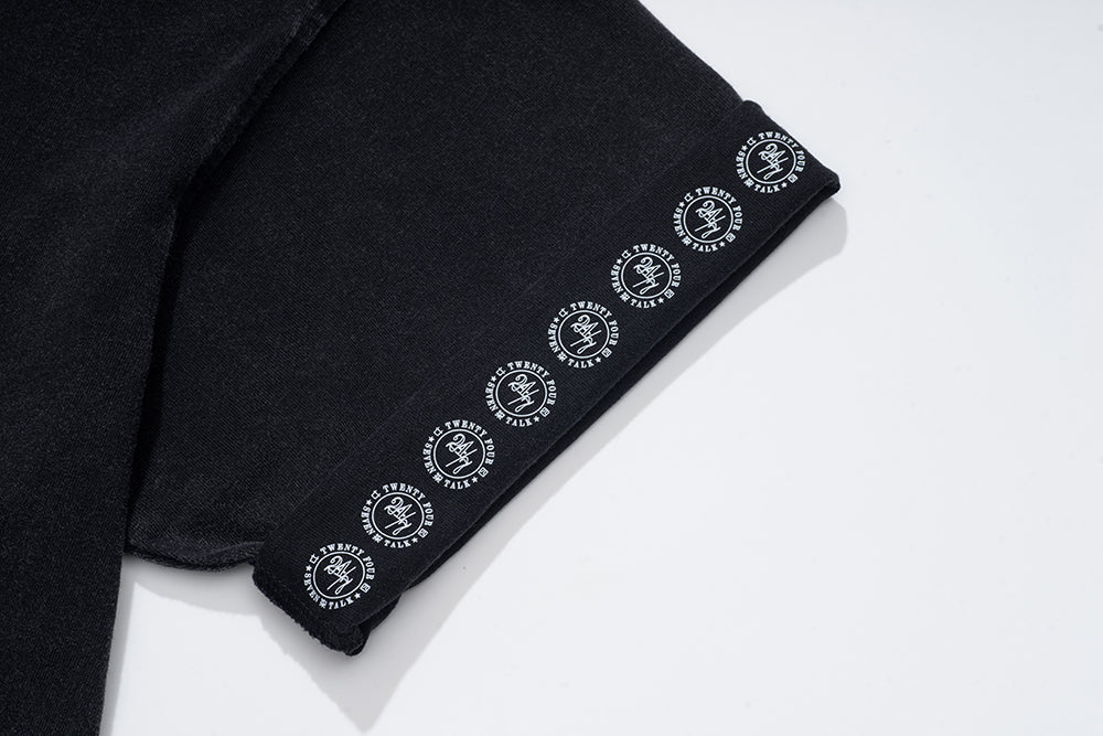GREENHOUSE x 24/7TALK "NO MONEY NO TALK“ SERIES TEE BLACK