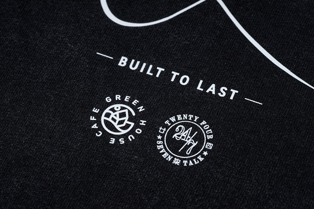 GREENHOUSE x 24/7TALK "NO MONEY NO TALK“ SERIES TEE BLACK