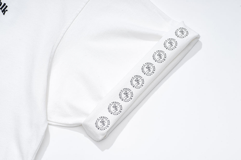 GREENHOUSE x 24/7TALK "NO MONEY NO TALK" SERIES TEE WHITE
