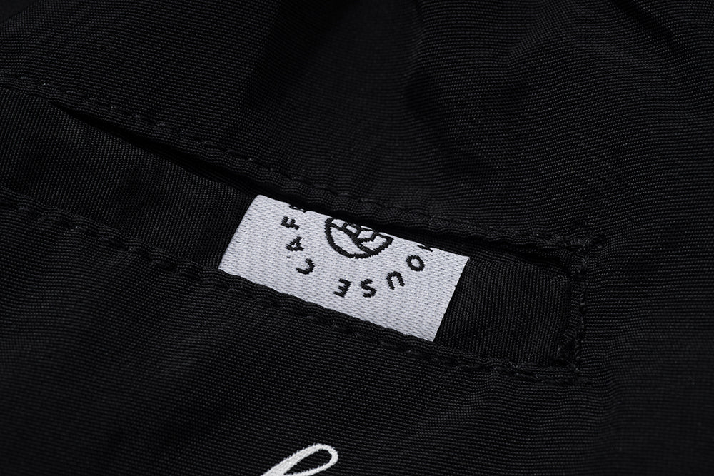 GREENHOUSE x AYAKA FUKANO "DRINK HOUSE" SERIES LIGHTWEIGHT SHORTS BLACK