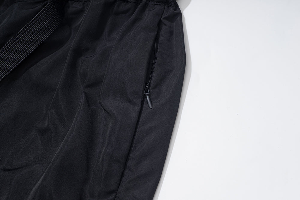 GREENHOUSE x AYAKA FUKANO "DRINK HOUSE" SERIES QUICK-DRY LOOSE SHORTS BLACK