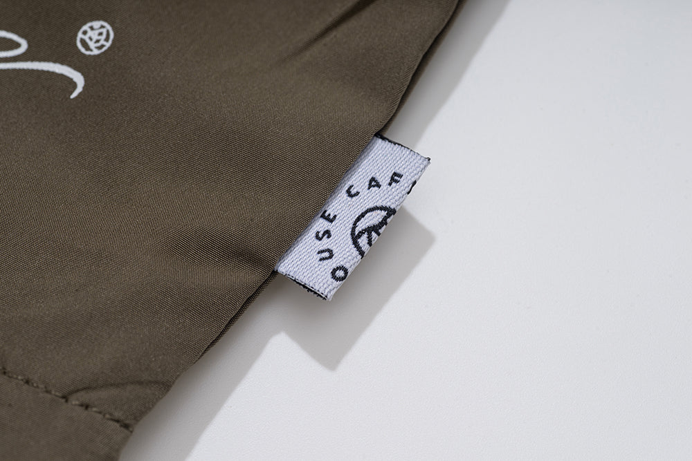 GREENHOUSE x AYAKA FUKANO "DRINK HOUSE" SERIES QUICK-DRY LOOSE SHORTS DESERT