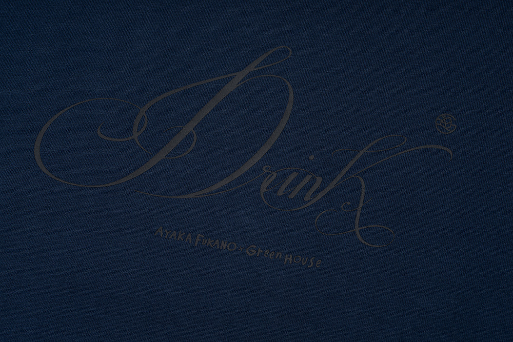 GREENHOUSE x AYAKA FUKANO "DRINK HOUSE" SERIES TEE ROYAL BLUE