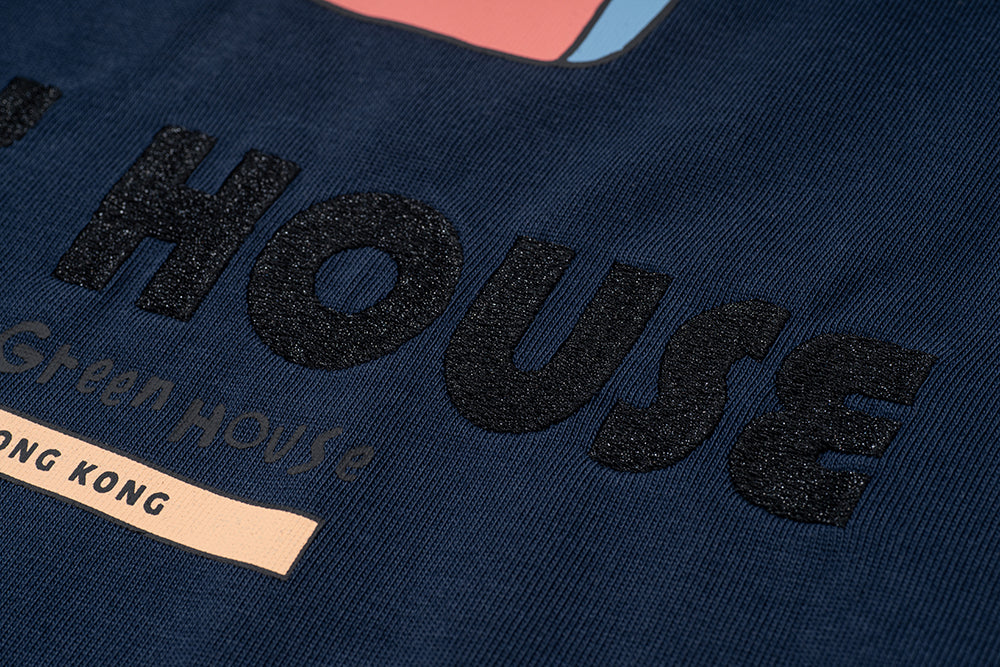 GREENHOUSE x AYAKA FUKANO "DRINK HOUSE" SERIES TEE ROYAL BLUE