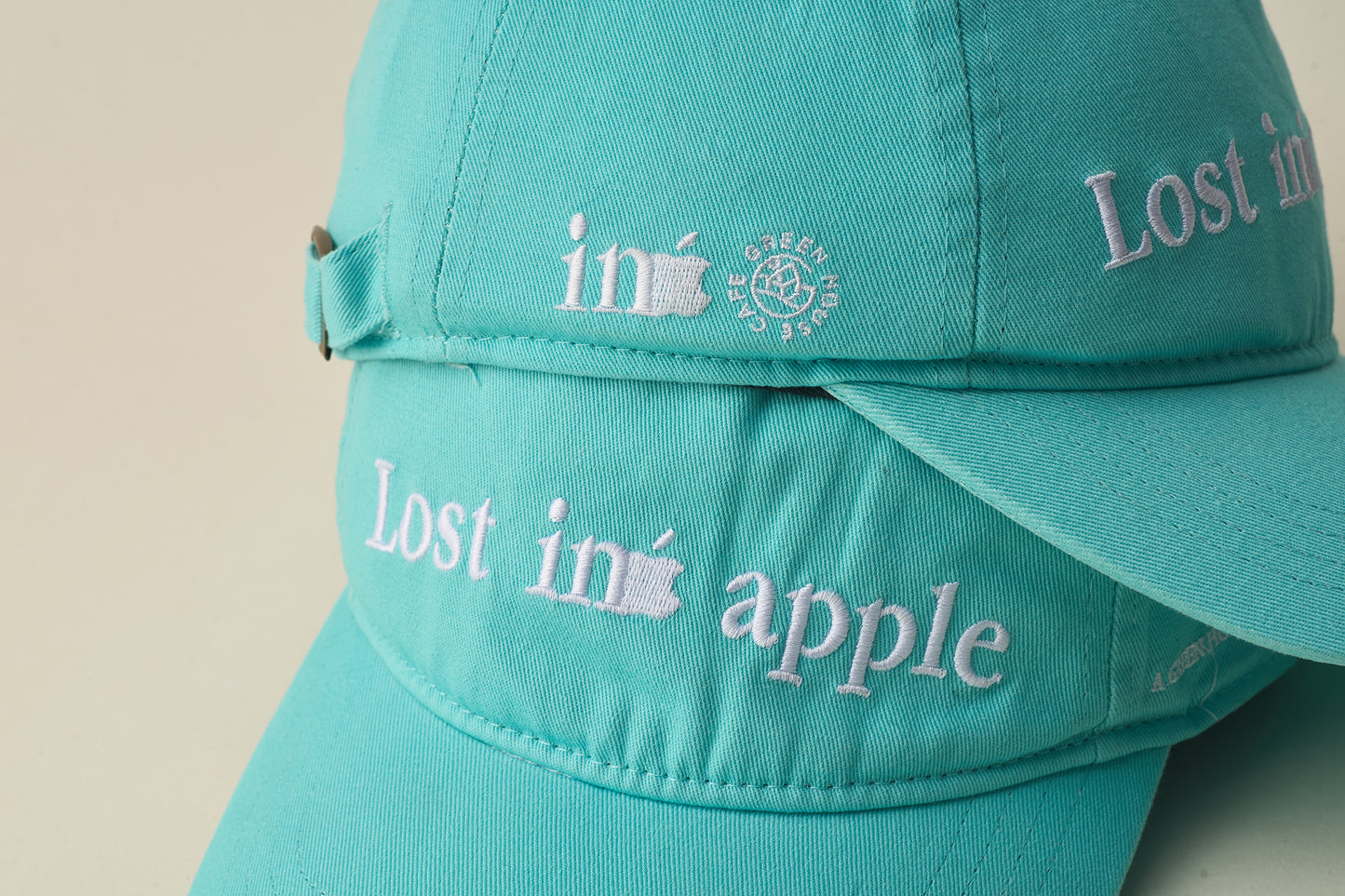 LOST IN APPLE Series 2025 – Relaxed BASKETBALL CAP TIFFANY
