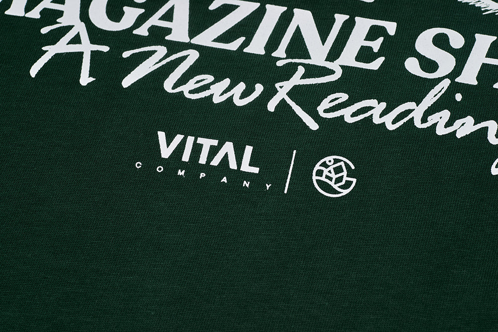 【MAGAZINE SHOP】Series Tee Olive Green Green House X VANS X VITAL