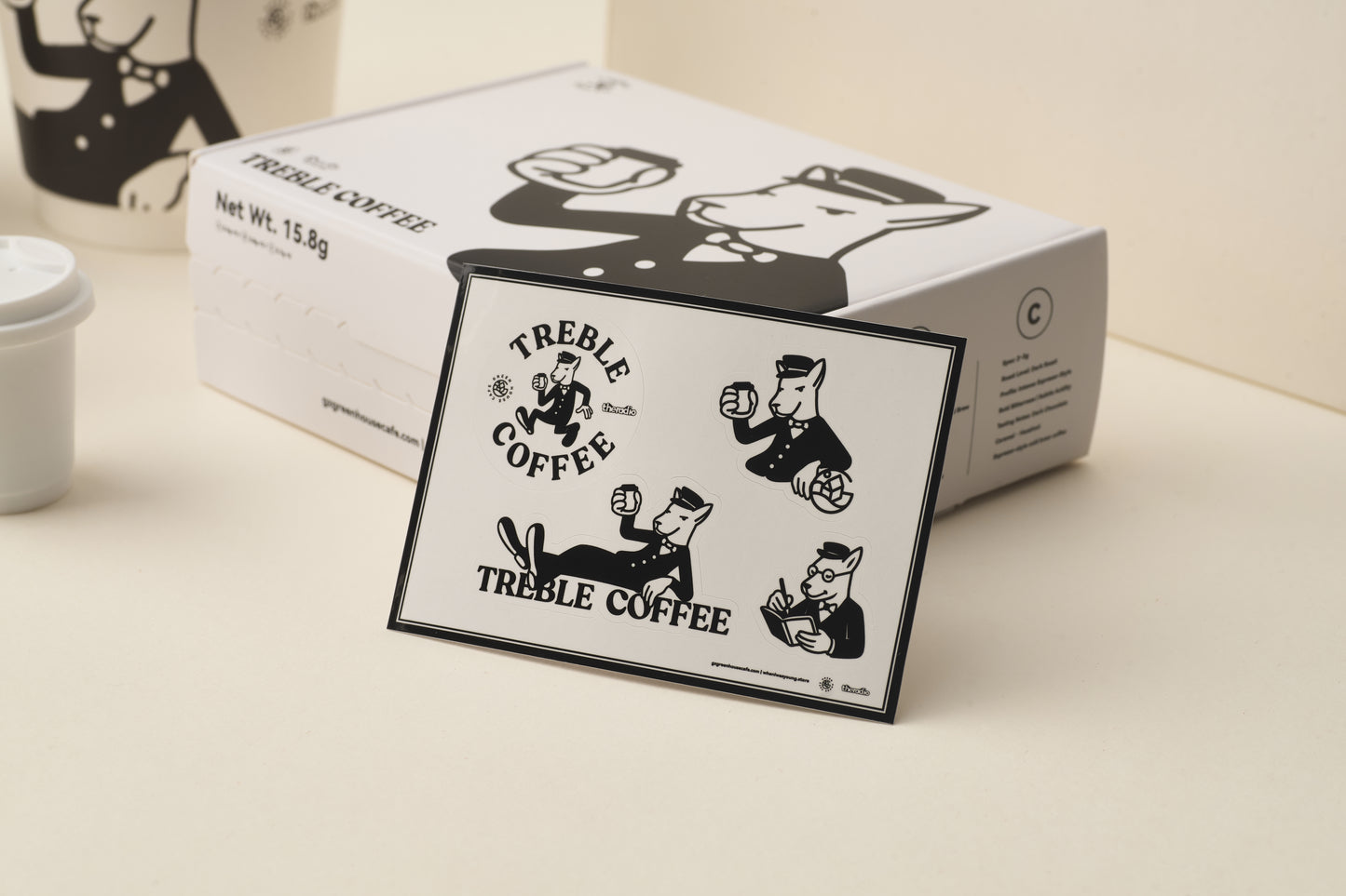 TREBLE COFFEE – Coffee Pod Set (6 Pods + Sticker)(Selling out soon)