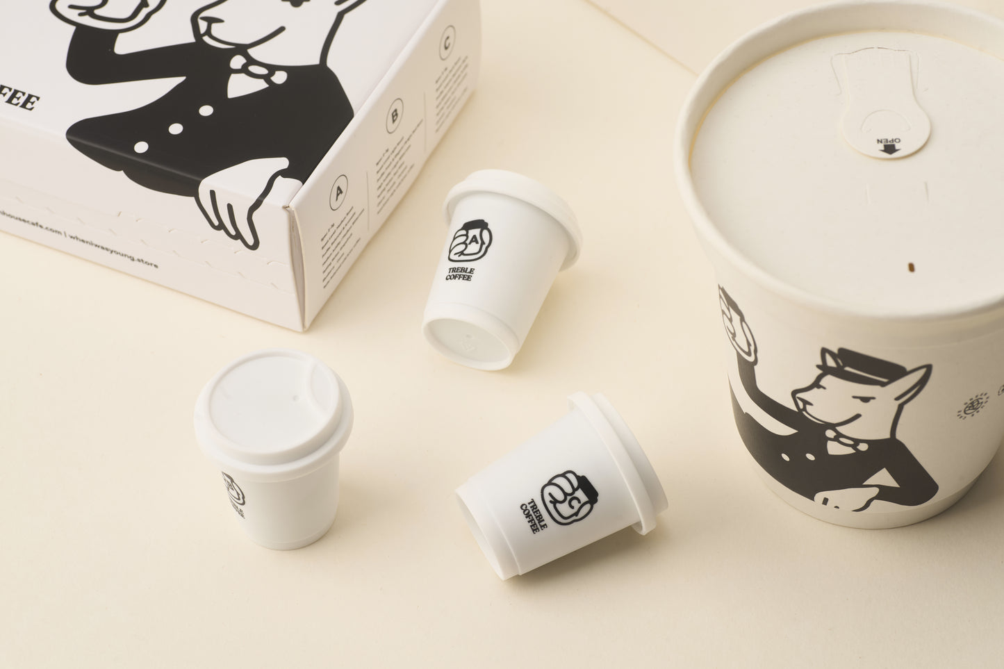 TREBLE COFFEE – Coffee Pod Set (6 Pods + Sticker)(Selling out soon)