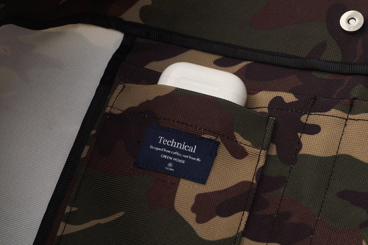 Technical Camouflage Shoulder Bag