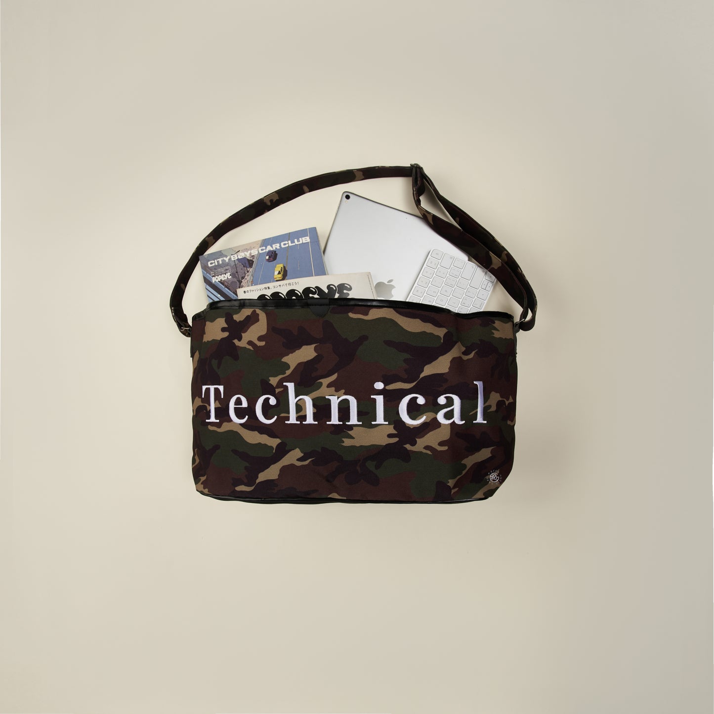 Technical Camouflage Shoulder Bag