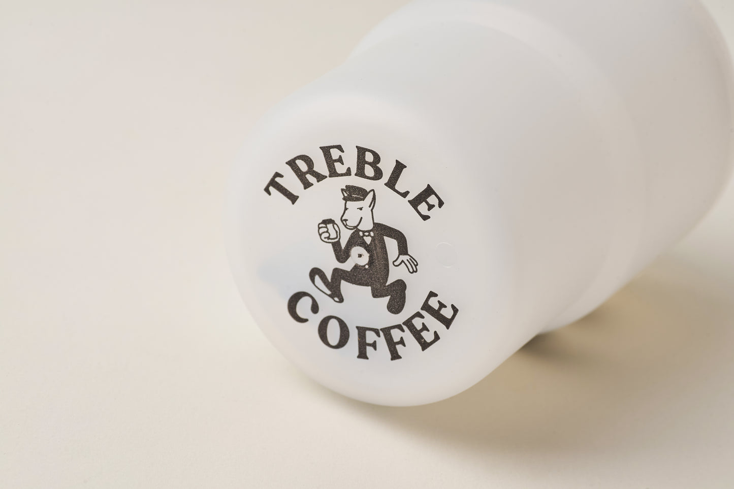 TREBLE COFFEE Portable Eco-Friendly Cup (Clear)