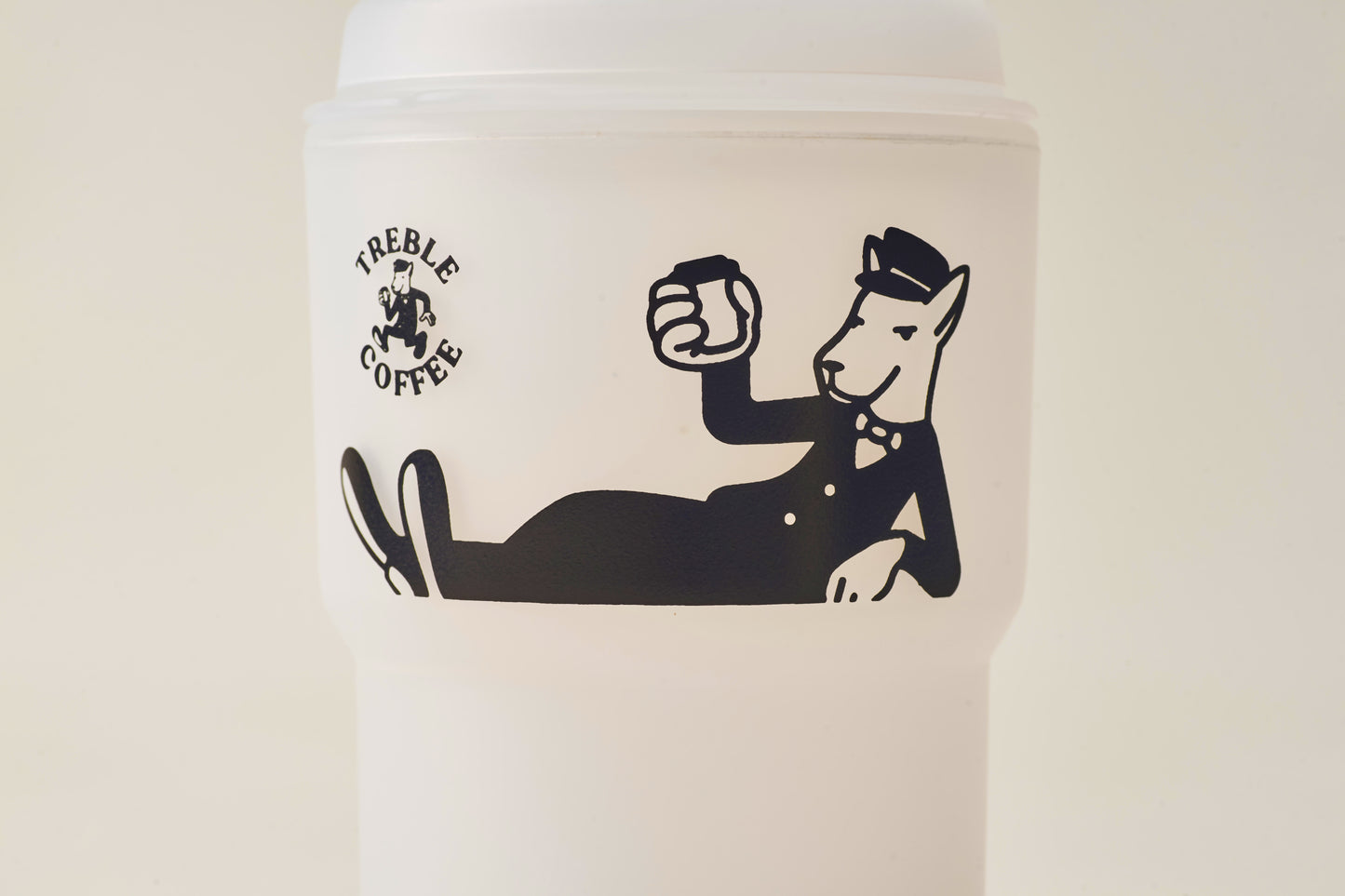 TREBLE COFFEE Portable Eco-Friendly Cup (Clear)