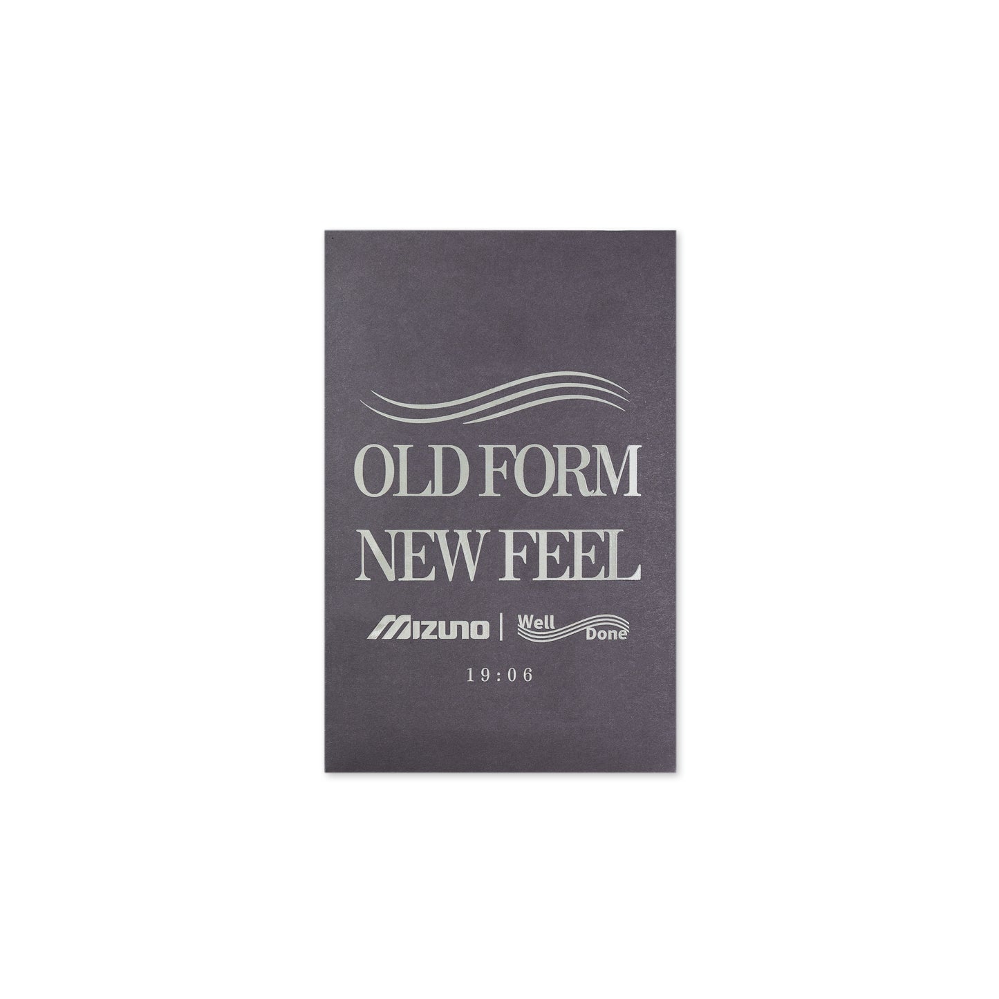 Mizuno Sportstyle and WELL DONE Present “OLD FORM, NEW FEEL”  Scent Sheet