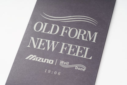 Mizuno Sportstyle and WELL DONE Present “OLD FORM, NEW FEEL”  Scent Sheet