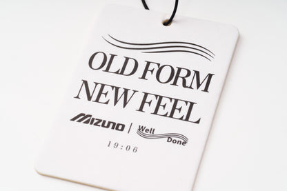 Mizuno Sportstyle and WELL DONE Present “OLD FORM, NEW FEEL”  Scent Sheet