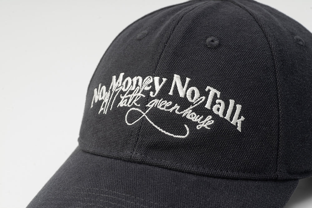 GREENHOUSE x 24/7TALK "NO MONEY NO TALK" SERIES BASKETBALL CAP BLUE