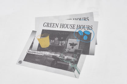 UNIQLO X GREEN HOUSE  “GREEN HOUSE HOURS” PAPER TEE