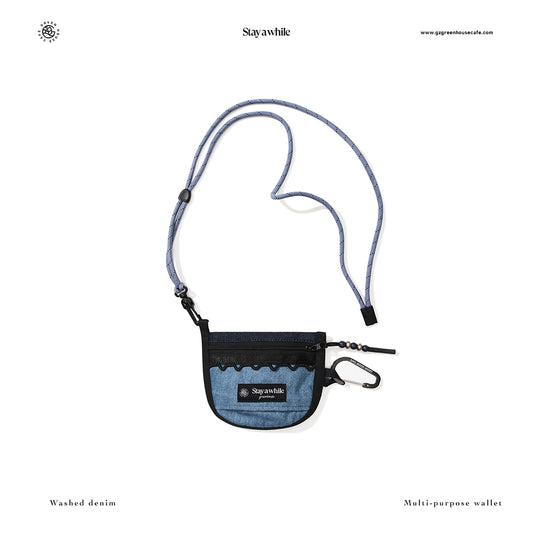 Stay a while｜Multi-Function Denim Wallet
