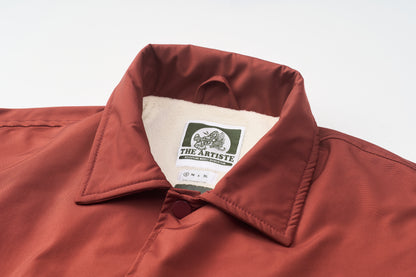 A Classic Coach Jacket Reframed Through THE ARTISTE Lens-RED