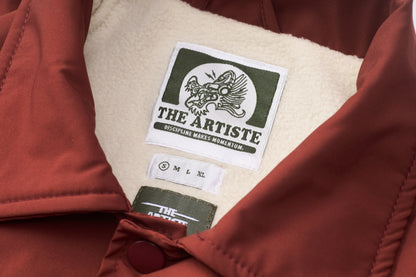 A Classic Coach Jacket Reframed Through THE ARTISTE Lens-RED