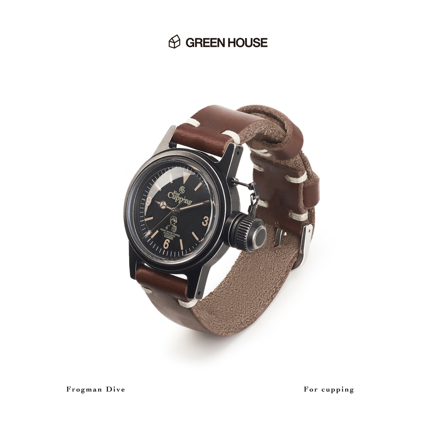 Green House Reshapes History: The FOR CUPPING 1940’s Vintage American Frogman Dive Watch