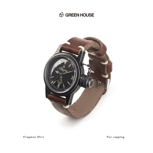 Green House Reshapes History: The FOR CUPPING 1940’s Vintage American Frogman Dive Watch