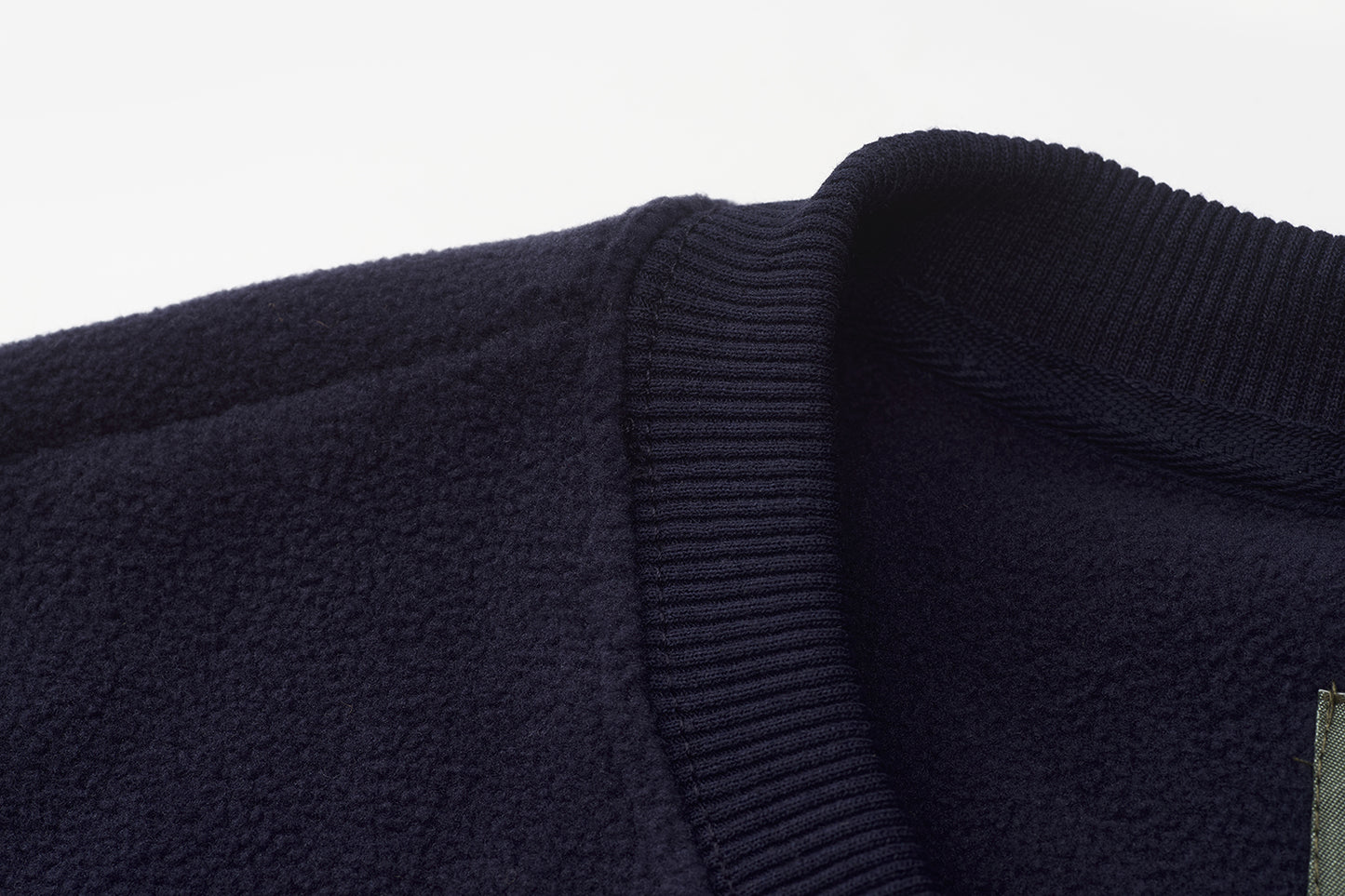 THE ARTISTE CREWNECK — NAVY / ORANGE