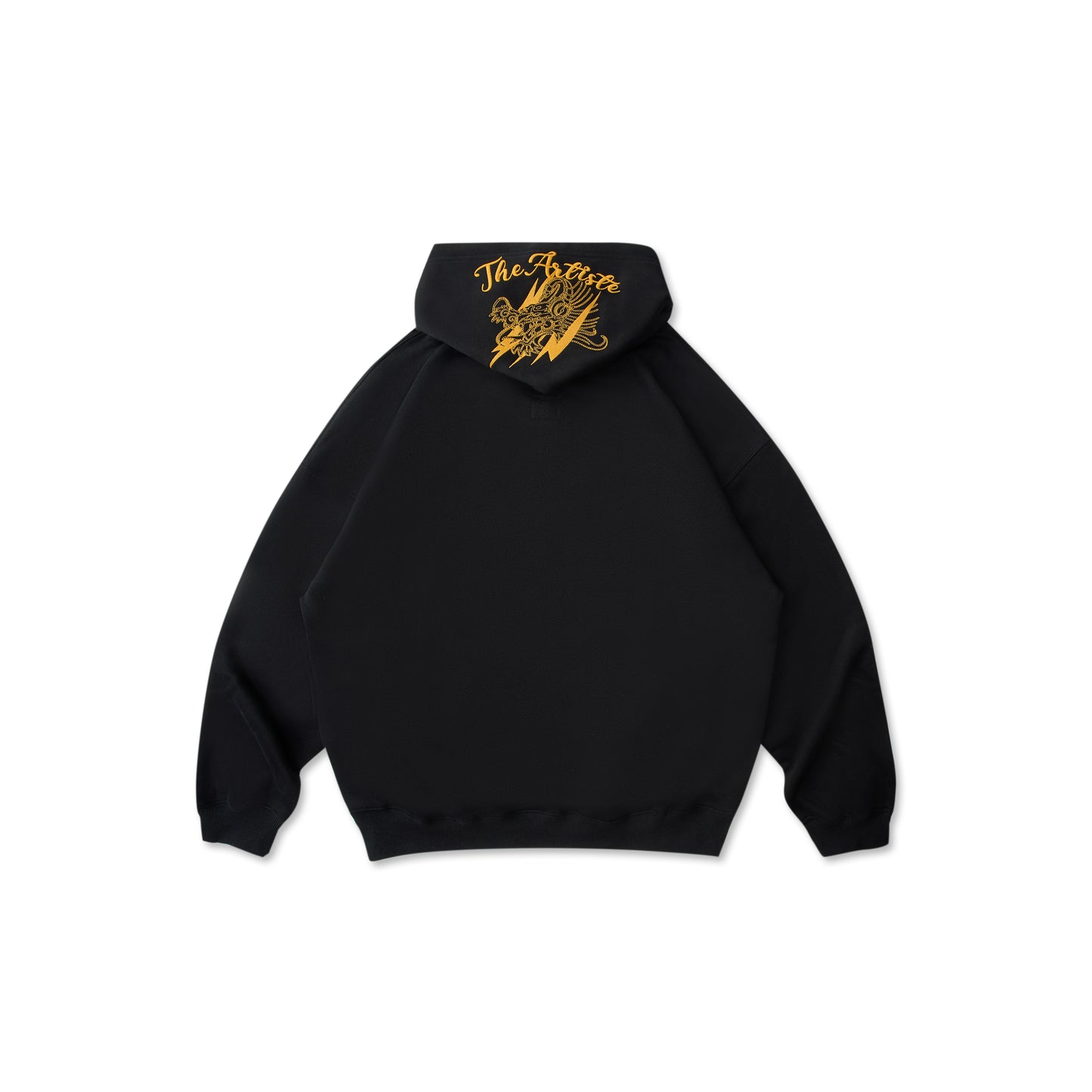 THE ARTISTE DRAGON HEAD HOODED-BLACK