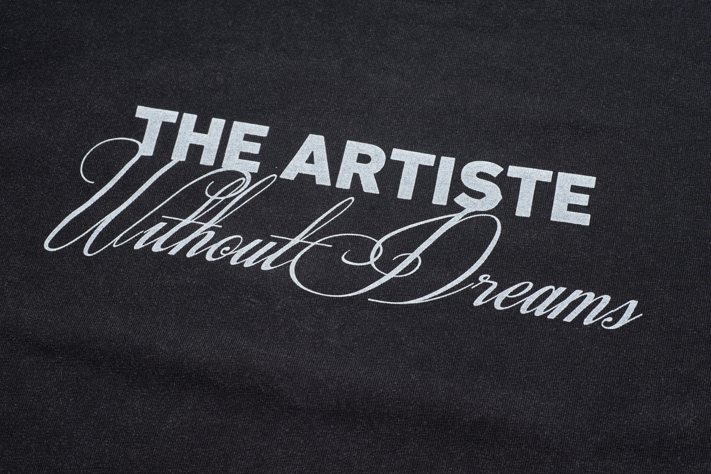 GREENHOUSE x theradio "THE ARTISTE" SERIES BLACK WASH PRINT TEE