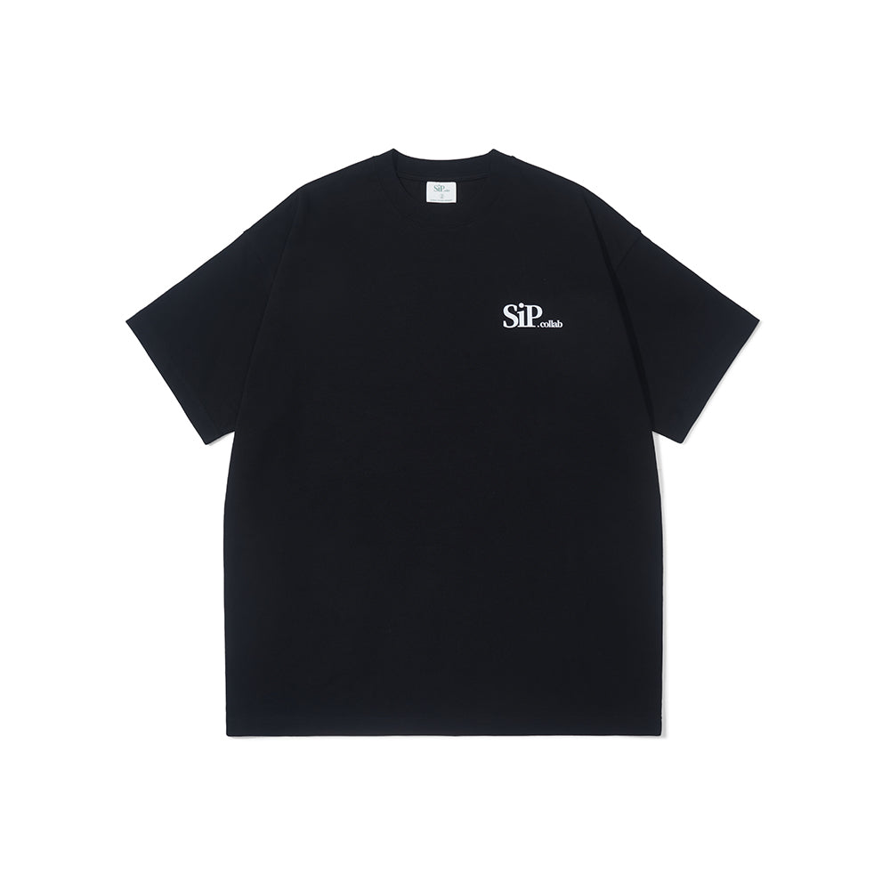 GREEN HOUSE 「SIP.collab」Series black Tee