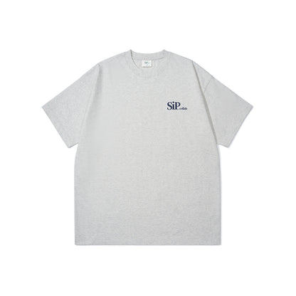 GREEN HOUSE 「SIP.collab」Series oatmeal grey Tee