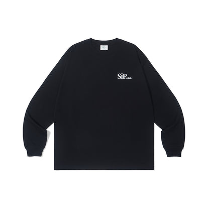 GREEN HOUSE 「SIP.collab」Series black long sleeve t shirt