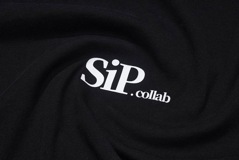 GREEN HOUSE 「SIP.collab」Series black Tee