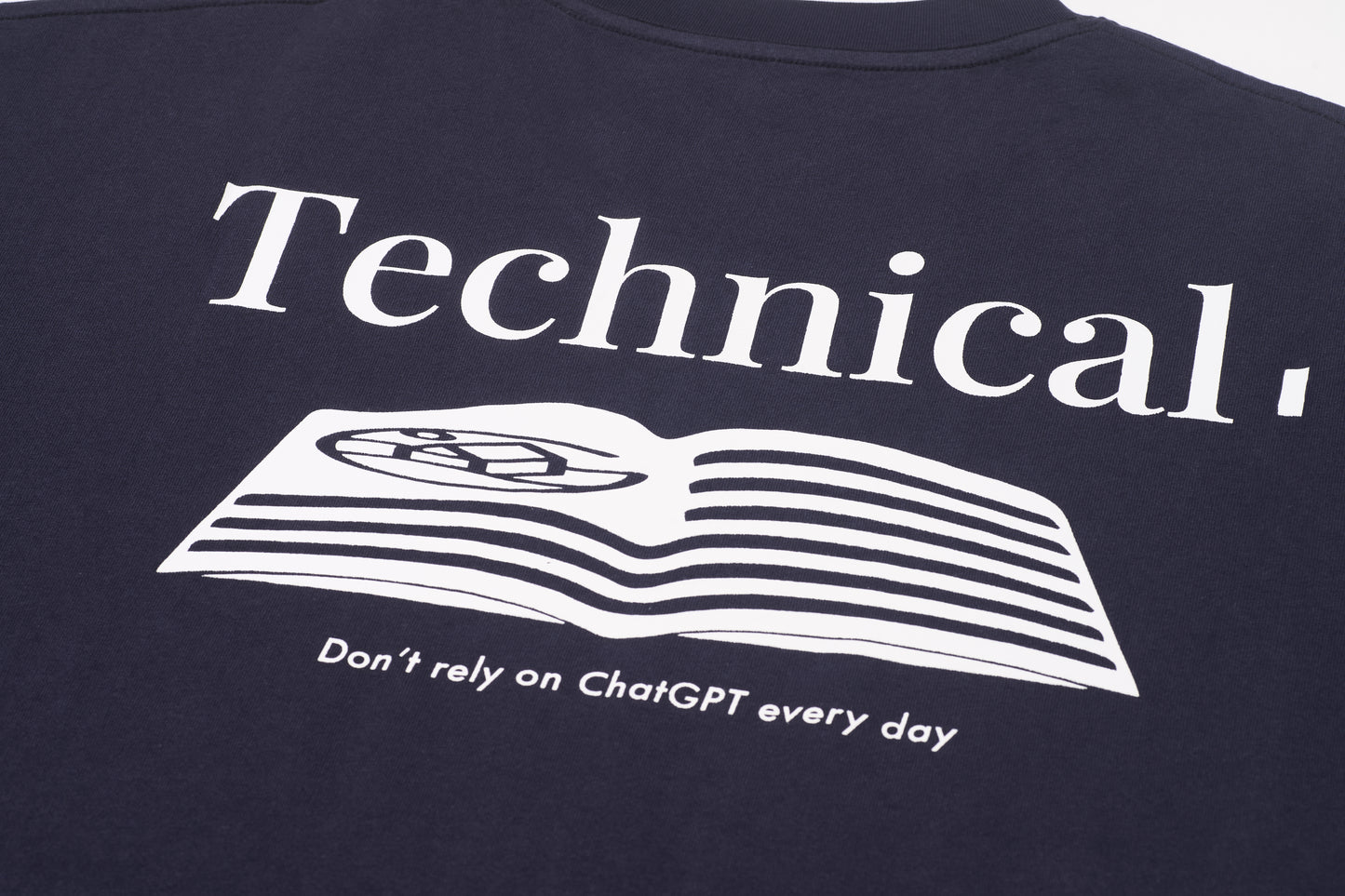 TECHNICAL Knowledge Series – Multicolour Navy blue Tee
