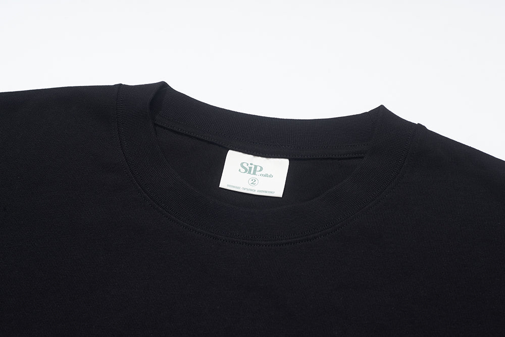 GREEN HOUSE 「SIP.collab」Series black Tee