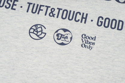 GREEN HOUSE 「SIP.collab」Series oatmeal grey Tee