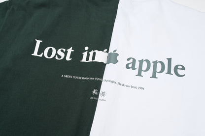 LOST IN APPLE Series 2025 – Relaxed Fit White Tee