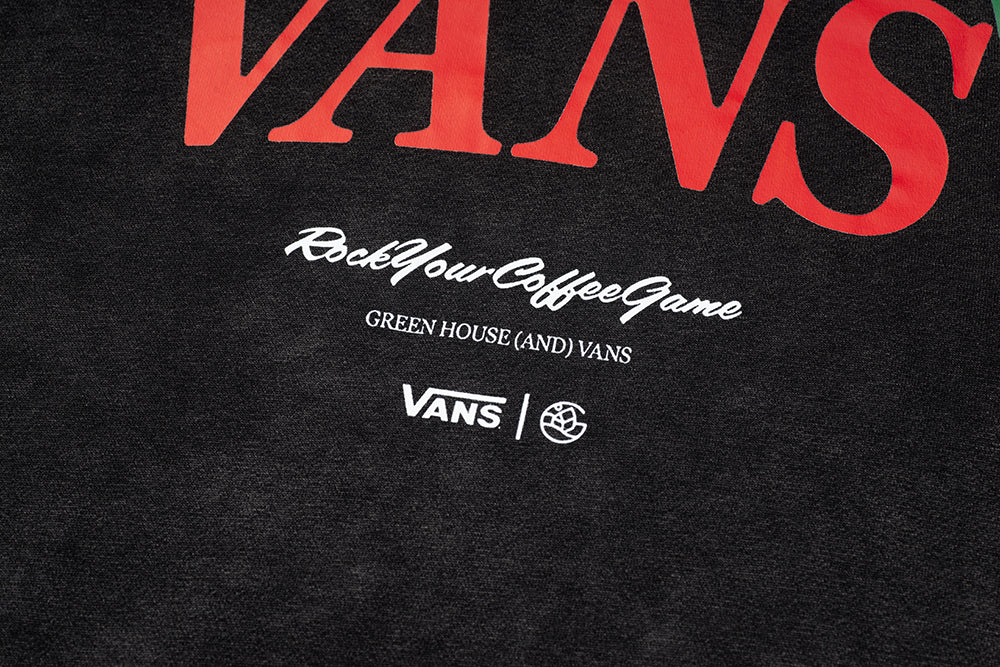 GREEN HOUSE “GREEN VANS” Series Half-Zip Sweatshirt