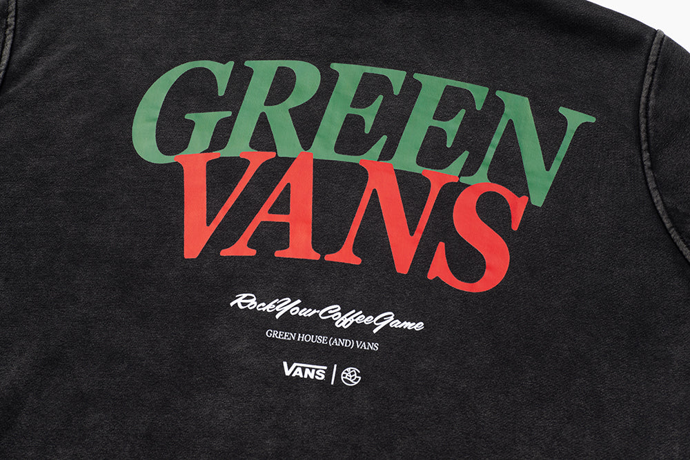 GREEN HOUSE “GREEN VANS” Series Half-Zip Sweatshirt