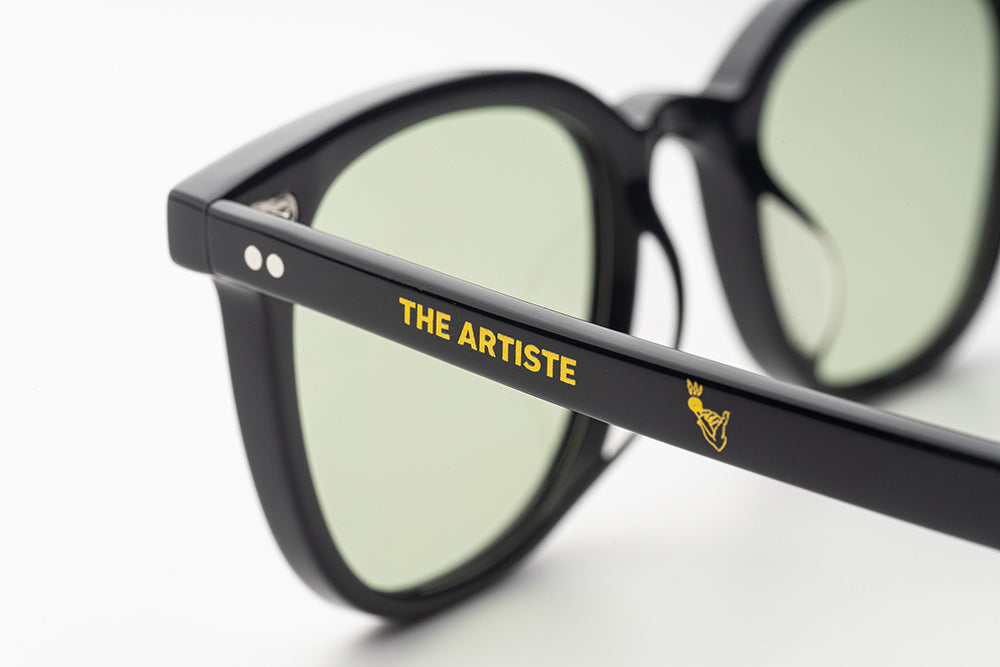 GREENHOUSE x theradio "THE ARTISTE" SERIES BLACK SUNGLASSES