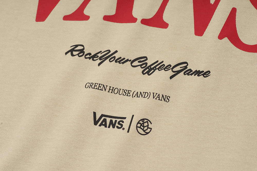 GREEN HOUSE “GREEN VANS” Series Khaki Tee