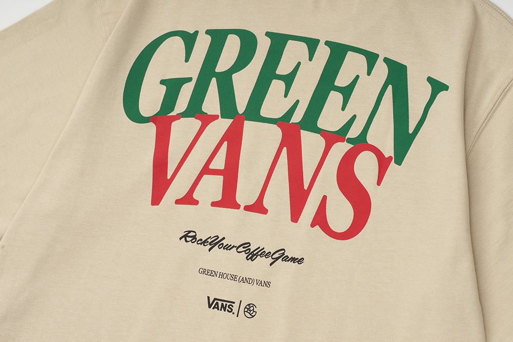 GREEN HOUSE “GREEN VANS” Series Khaki Tee